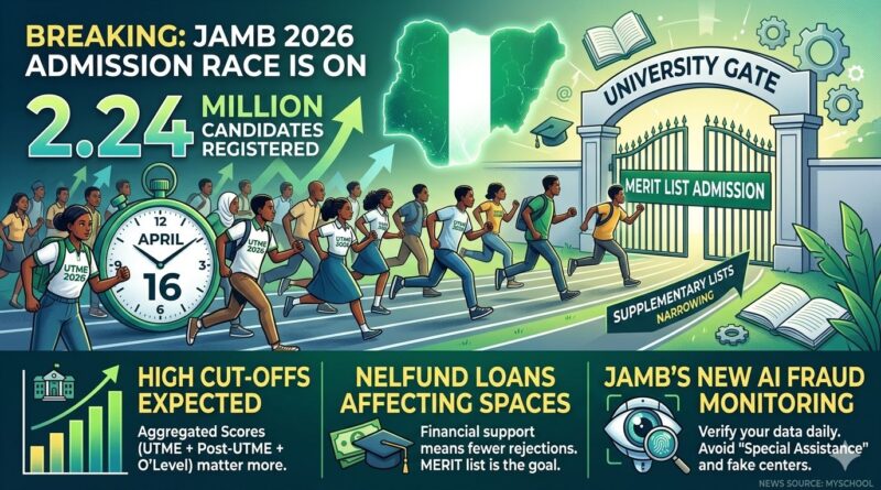 2.24 Million UTME Candidates: 3 Keys to Surviving the 2026 Admission "Crowd"