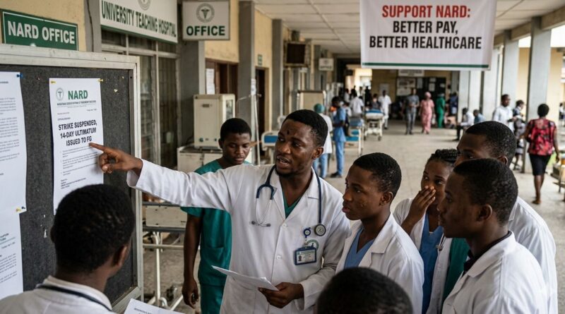 NARD Suspends Nationwide Strike After Emergency Intervention; Medical Students and House Officers Relieved as Doctors Issue 14-Day Ultimatum to FG Over Unpaid Arrears