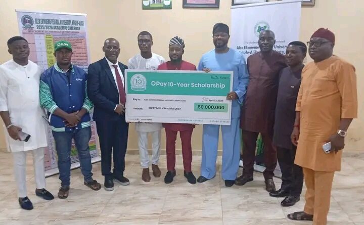 AE-FUNAI and OPay Seal ₦60 Million Scholarship Deal for OHANIVO Students