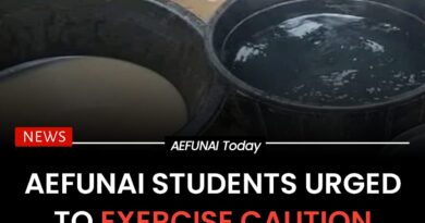 AEFUNAI Students Urged to Exercise Caution Over Potential Water Contamination