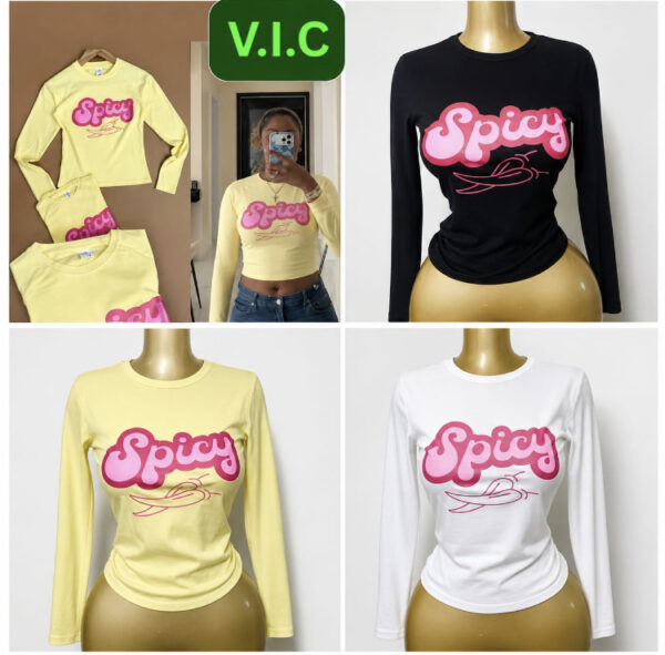 Trendy spicy top