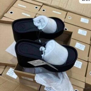 Platform Slide Sandals