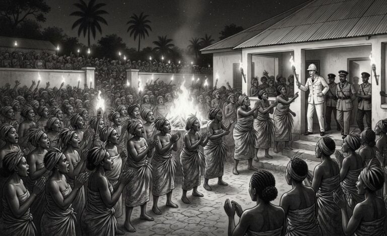 How 10,000 Furious Women Gathered to "Sit on Chief Okugo" and Strip Him of His Royal Cap