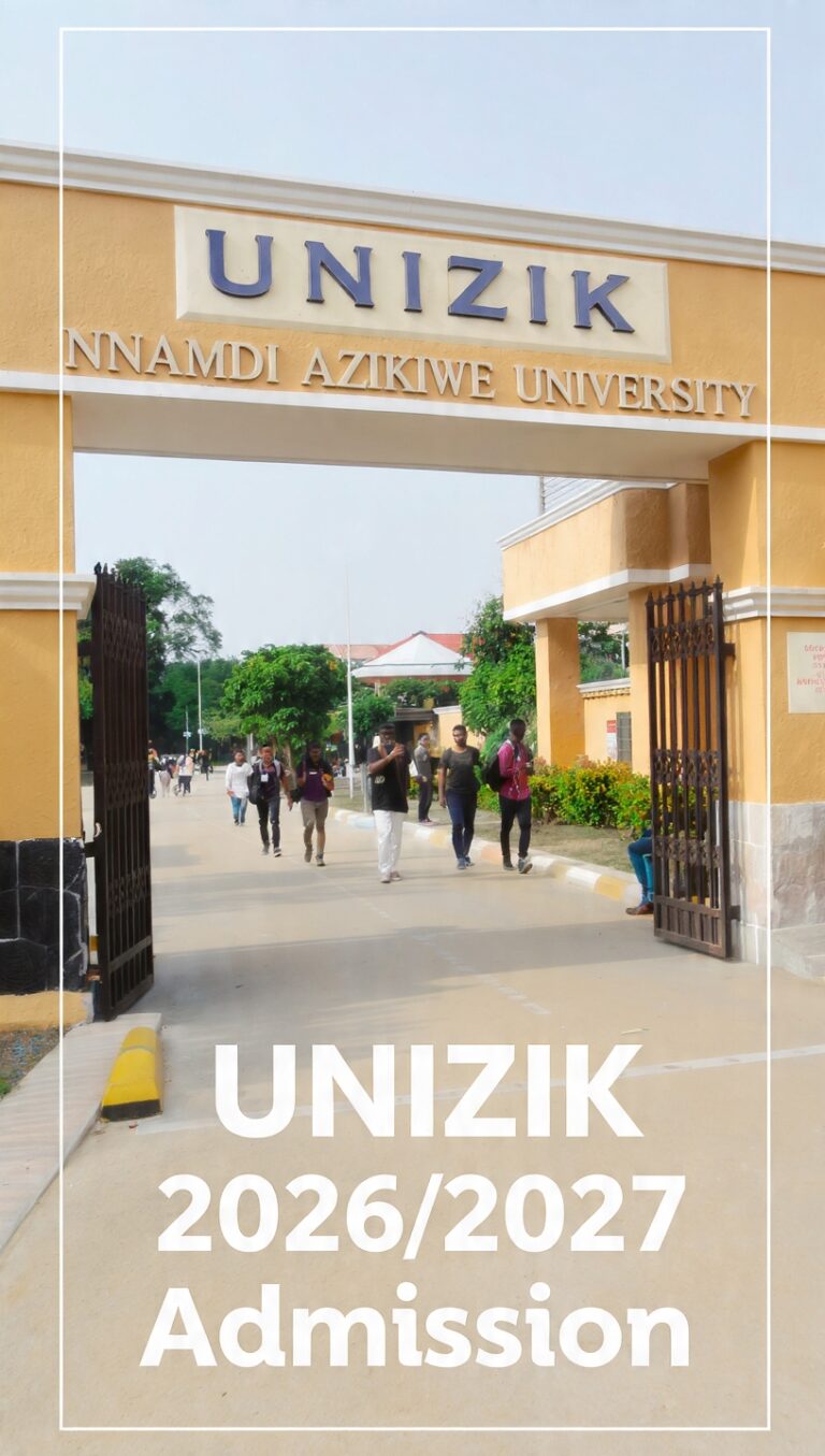 UNIZIK 2026/2027 Admission List Out: How To Check Status & Next Steps