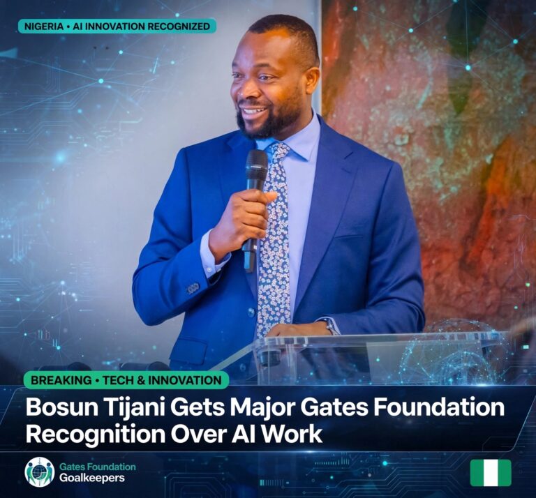 TRENDING: Bosun Tijani Gets Major Gates Foundation Recognition Over AI Work