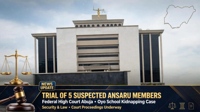 Five Suspected Ansaru Members Face Trial Over Oyo School Kidnapping