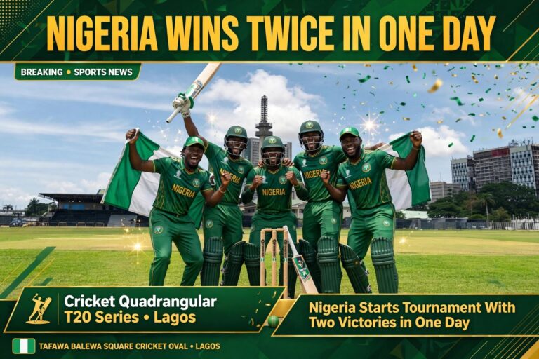 Nigeria Starts Cricket Tournament With Two Victories in One Day