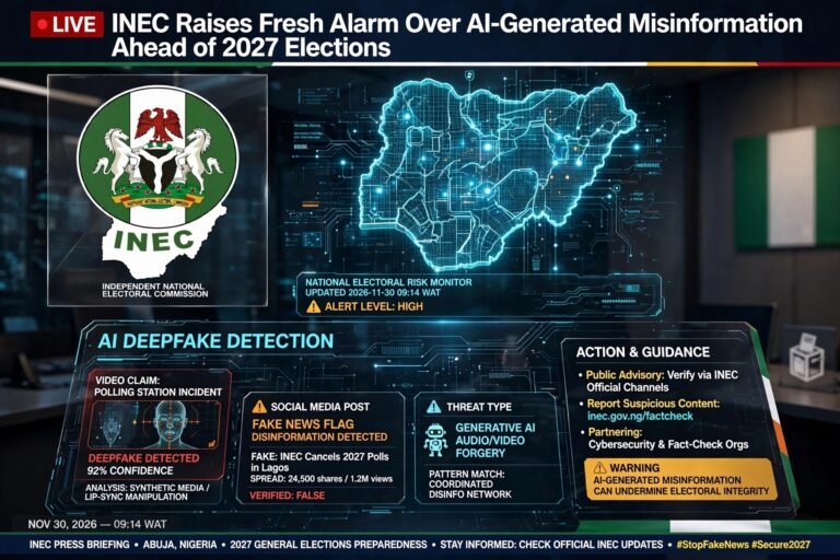 INEC Raises Fresh Alarm Over AI-Generated Misinformation Ahead of 2027 Elections
