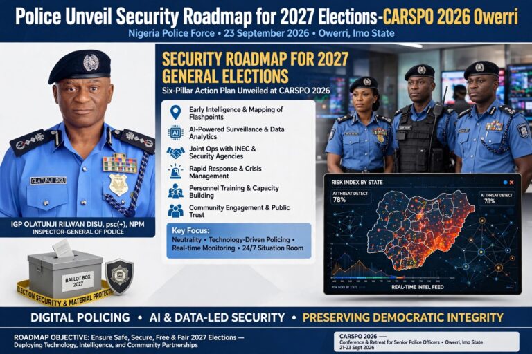Police Unveil Election Security Roadmap Ahead of 2027 General Elections