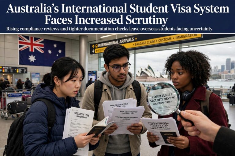 Australia’s International Student Visa System Faces Increased Scrutiny
