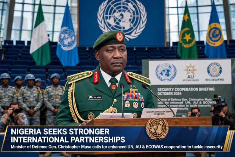 Nigeria Seeks Stronger International Partnerships to Tackle Insecurity