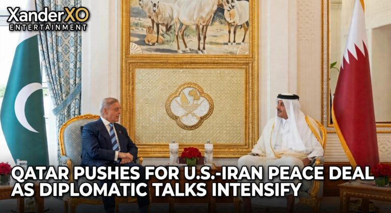QATAR PUSHES FOR U.S.–IRAN PEACE DEAL AS DIPLOMATIC TALKS INTENSIFY