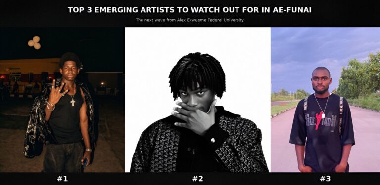 TOP 3 EMERGING ARTISTS TO WATCH OUT FOR IN AE-FUNAI