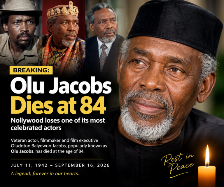 Olu Jacobs Dies at 84: Nollywood Loses One of Its Most Celebrated Actors