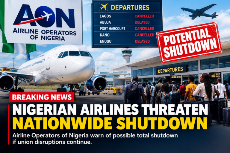 Nigerian Airlines Threaten Nationwide Shutdown Over Future Union Disruptions