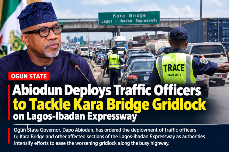 Abiodun Deploys Traffic Officers to Tackle Kara Bridge Gridlock on Lagos-Ibadan Expressway