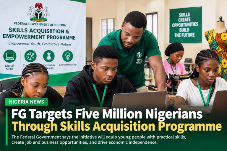FG Targets Five Million Nigerians Through Skills Acquisition Programme