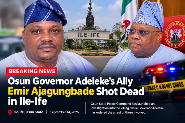 Osun Governor Adeleke’s Ally Emir Ajagungbade Shot Dead in Ile-Ife