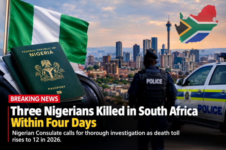 Three Nigerians Killed in South Africa Within Four Days as Consulate Demands Investigation