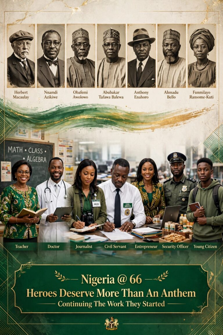 Nigeria’s Heroes Deserve More Than a National Anthem