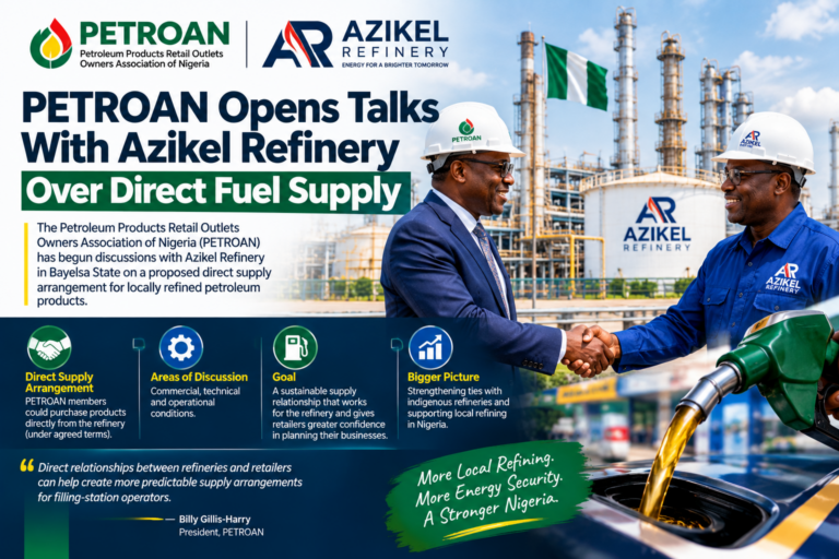 PETROAN Opens Talks With Azikel Refinery Over Direct Fuel Supply