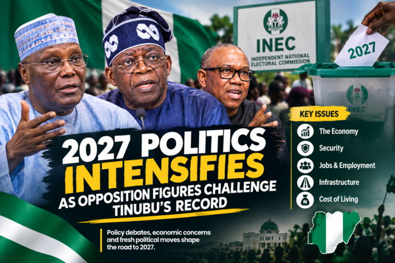 2027 Politics Intensifies as Opposition Figures Challenge Tinubu’s Record