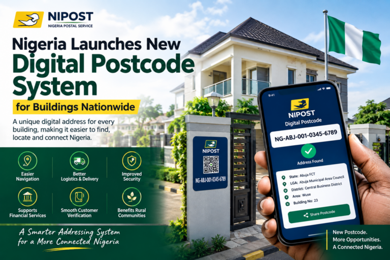 Nigeria Launches New Digital Postcode System for Buildings Nationwide