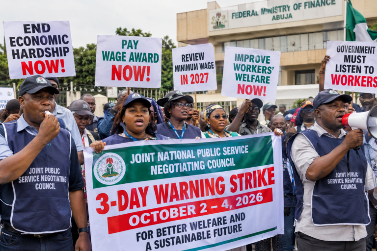 Nigerian Workers Begin Three-Day Warning Strike Over Economic Hardship